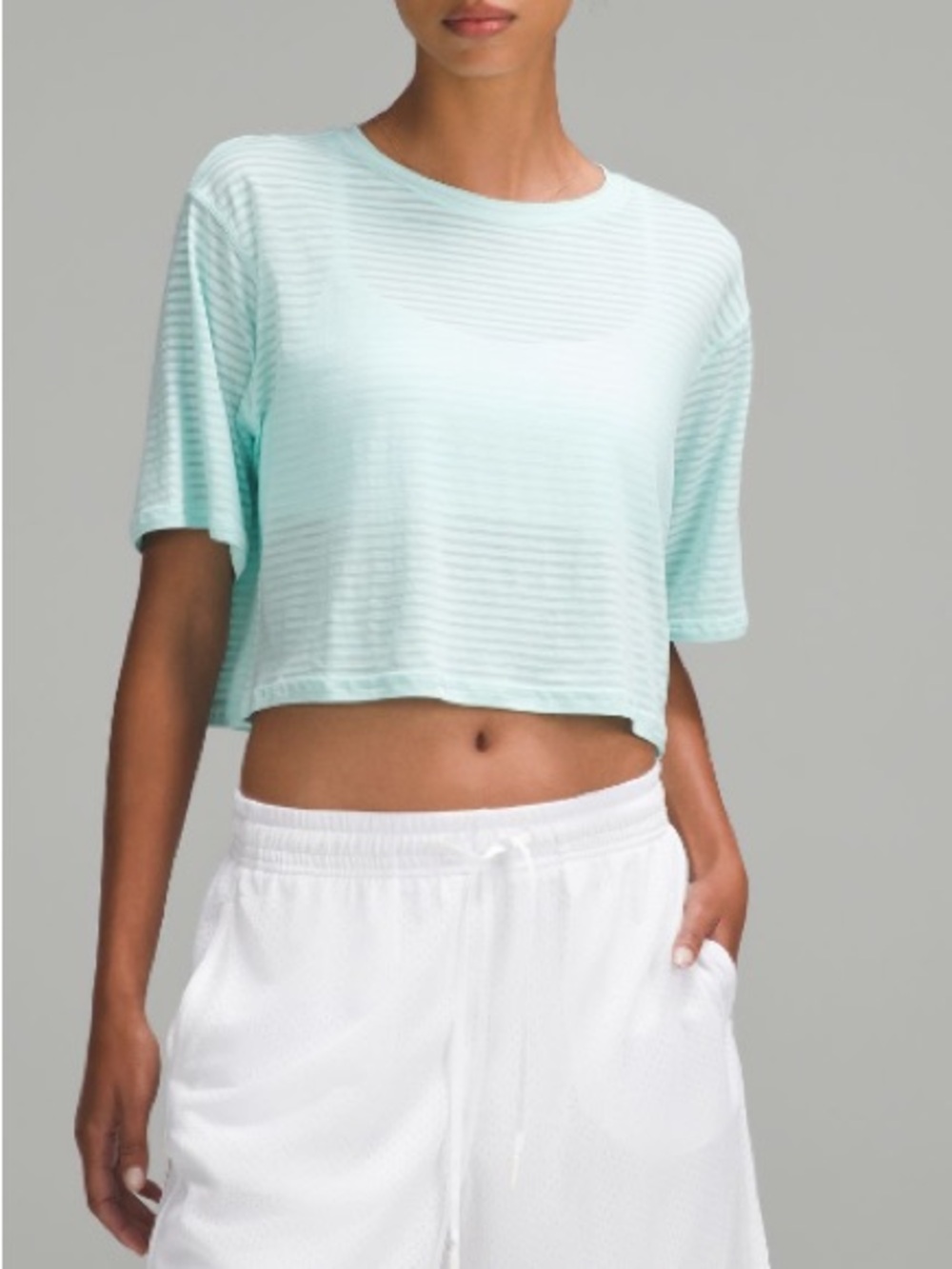 Lululemon Cortes Crop Tee